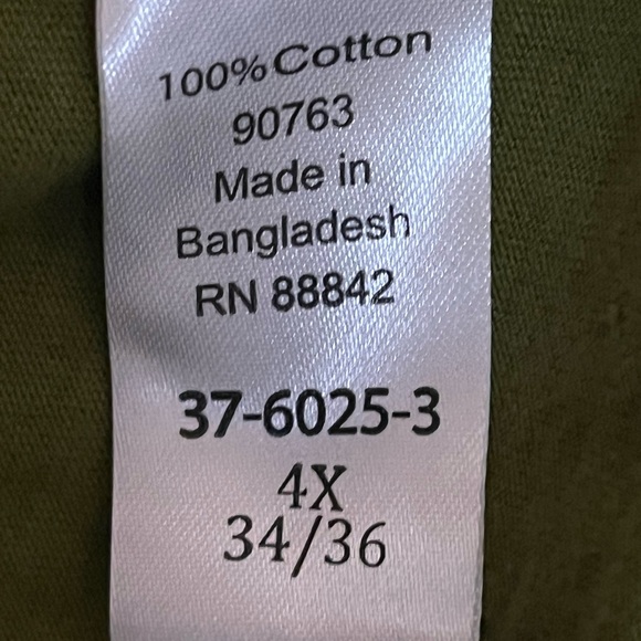 Woman Within olive green tank top. - Picture 5 of 5